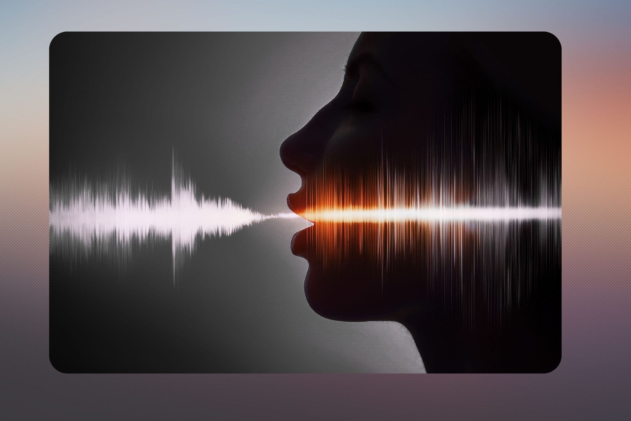 Voice Swap: a screen recording with an editable script